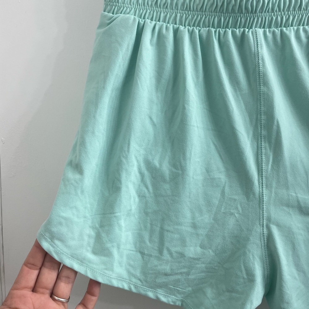 TALULAH Green Athletic Shorts with Elastic Waistband - Picture 7 of 9